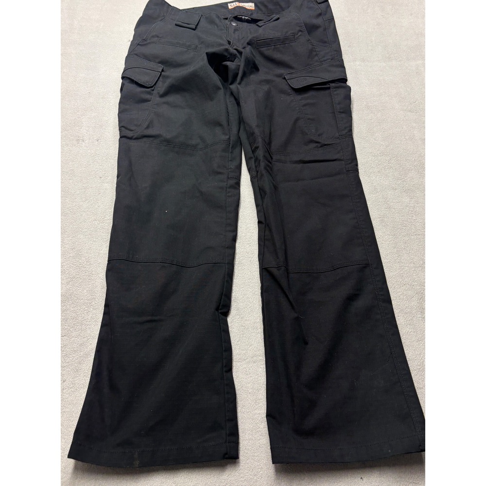 5.11 Tactical Black Ripstop Cargo Pants Womens Size 10 Regular Multi Pocket